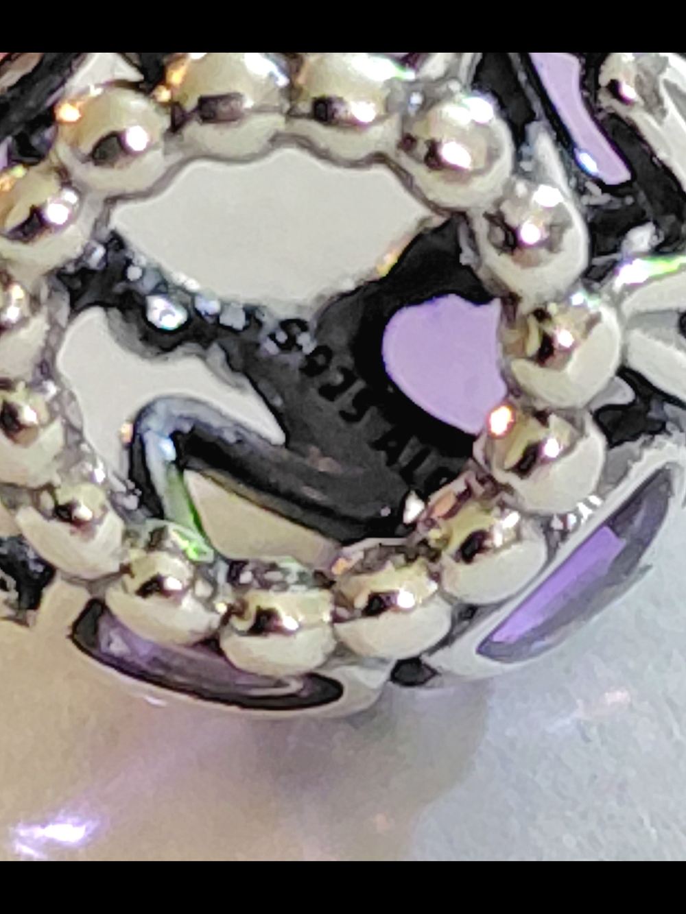 Authentic NEW Pandora Openwork Hearts Mom Charm - Picture 2 of 9